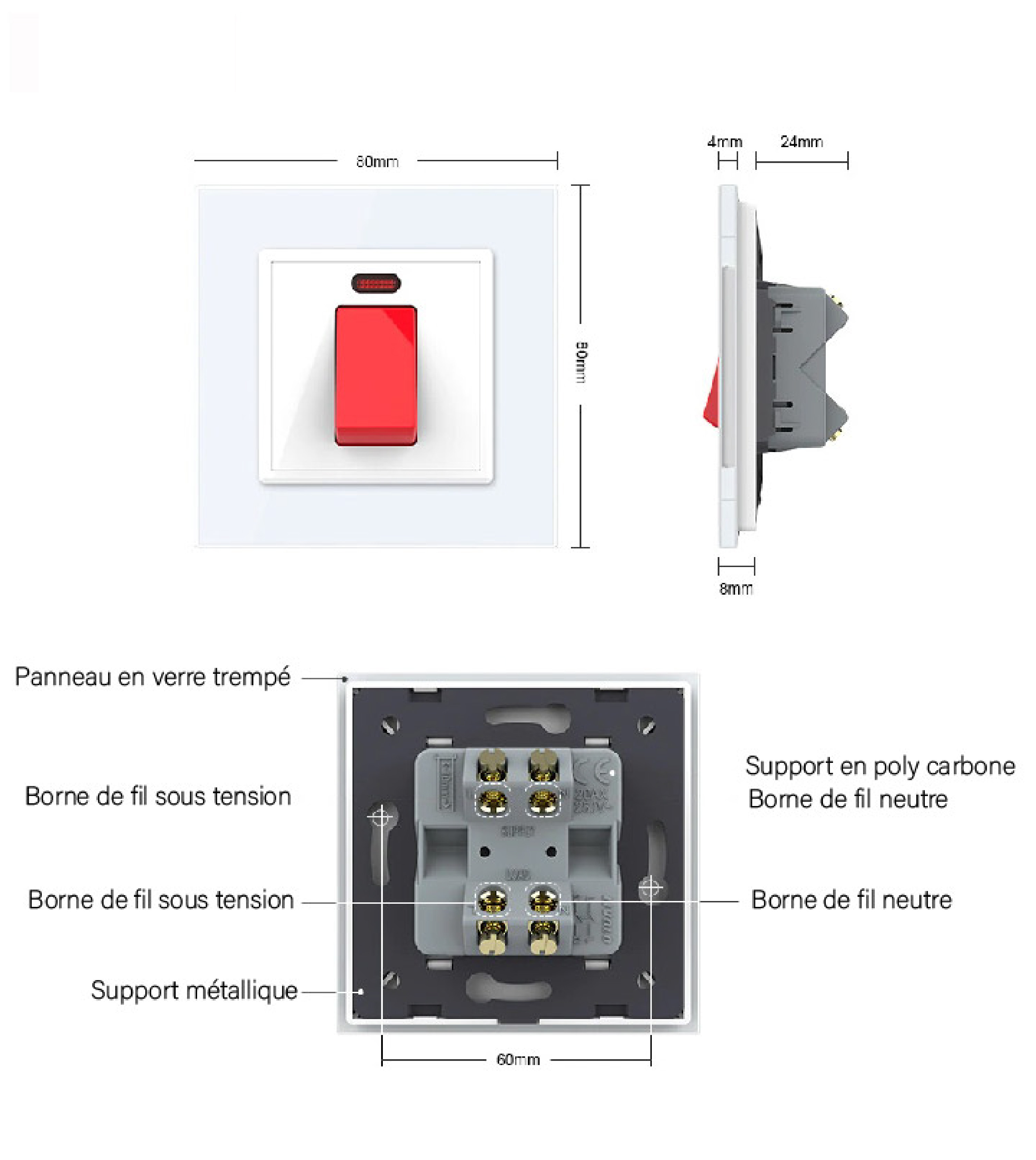 nterrupteur à bascule électrique